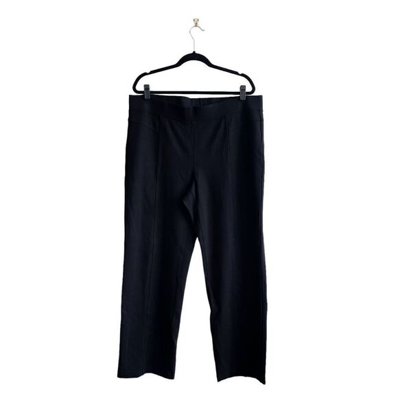 Addition Elle Women's Stretch Waist Pull on Comfort Pants Black Size 20 - Picture 1 of 8